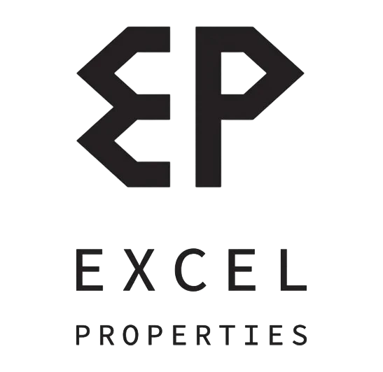 شعار شركة إكسل للعقارات