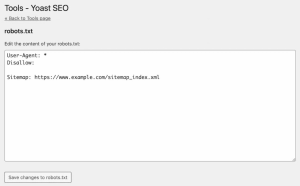 مثال عن ملف Robots.txt