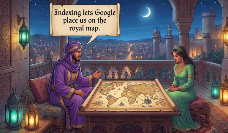 فهرسة الموقع (website indexing)