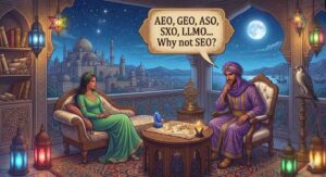 AEO, GEO, ASO, SXO, LLMO, SEO